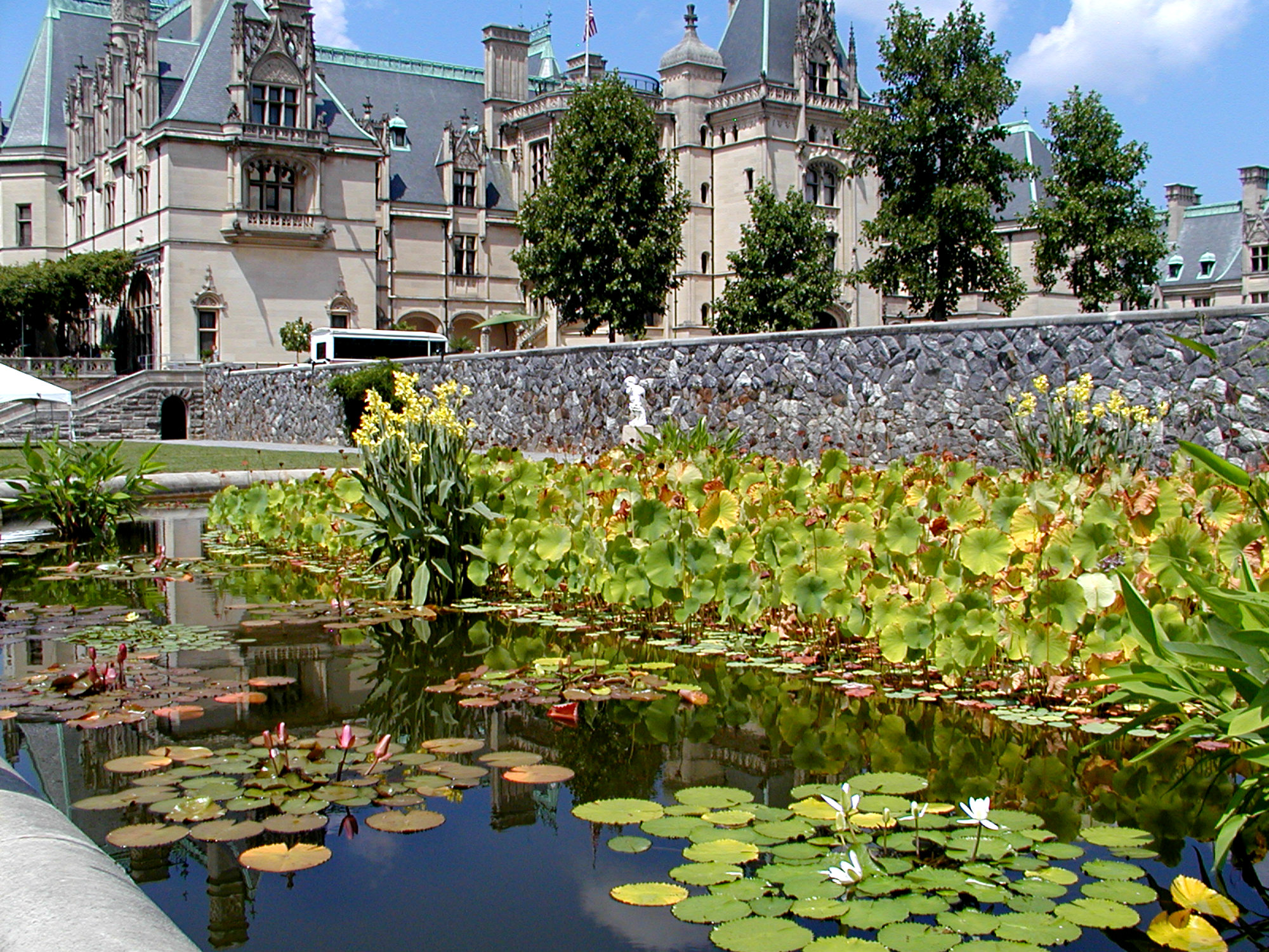 The Italian Garden At Biltmore Estate In Asheville