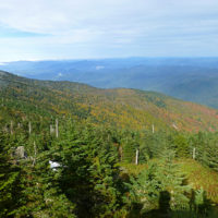 Mountain view in early fall