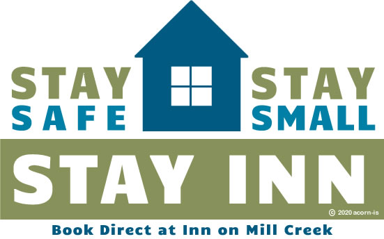 Logo that says Stay Safe, Stay Small, Stay Inn